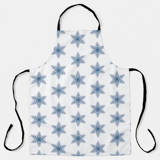 Tablier Flèche de neige bleue (Recto)