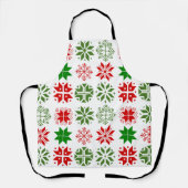 Tablier Flèche de neige scandinave (Recto)