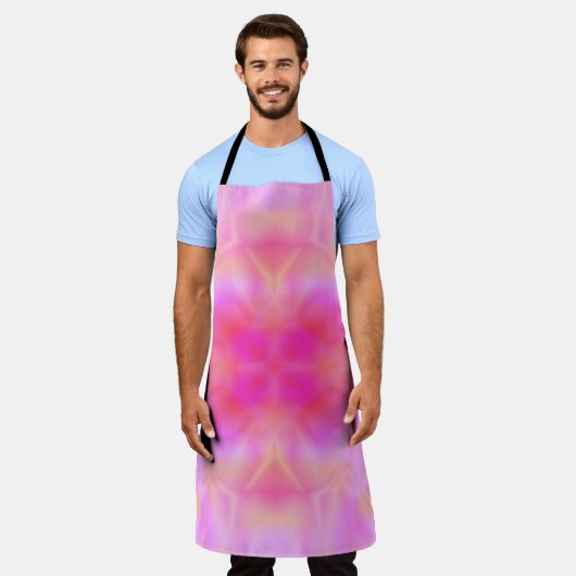 Tablier Flèche rose (Porté)