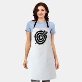 Tablier Flèche sur une cible ronde Aprons (Porté)