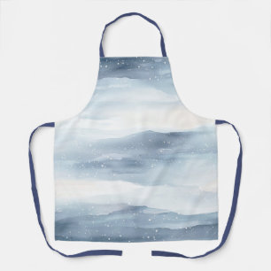 Tablier Flèches blanches bleues