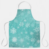 Tablier Flèches blanches Turquoises (Recto)