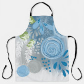 Tablier Fleur abstrait moderne (Recto)