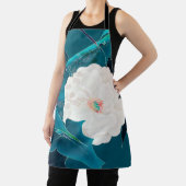 Tablier Fleur blanche, design japonais (Insitu)