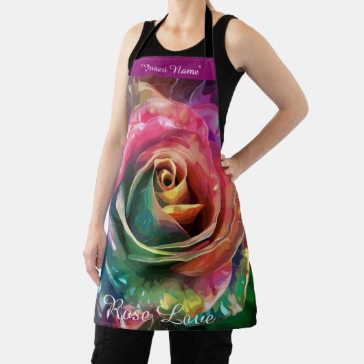 Tablier Fleur céleste : Rose Alien (Insitu)