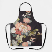 Tablier Fleur Chrysanthemum, Design japonais (Recto)