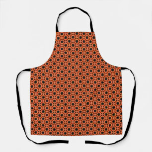Tablier Fleur d'automne orange