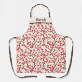 Tablier Fleur de cerisier personnalisable (Recto)