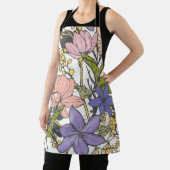Tablier Fleur de cuisine nana été sur l'arrière - plan bla (Insitu)