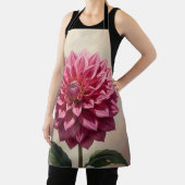 Tablier Fleur de Dahlia Rose Botanique (Insitu)