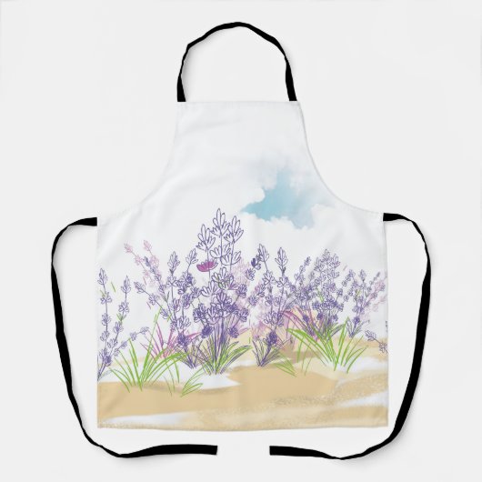 Tablier Fleur de lavande (Recto)