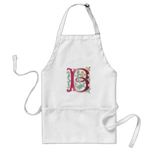 Tablier Fleur de lis B Monogramme