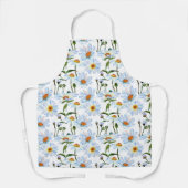 Tablier Fleur de marguerite blanche magnifique (Recto)