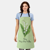 Tablier Fleur de Muguet de Mai  (Porté)