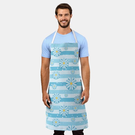 Tablier Fleur de neige (Porté)