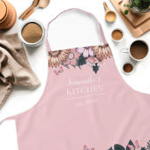 Tablier Fleur de tournesol floral Nom de la femme Apron