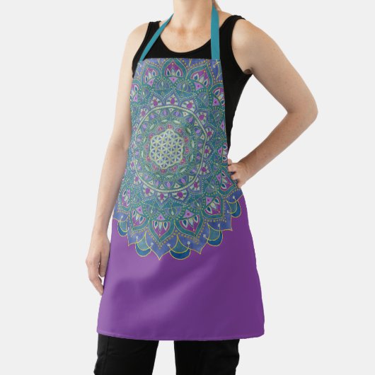 Tablier Fleur De Vie - Mandala India Style 1 (Insitu)