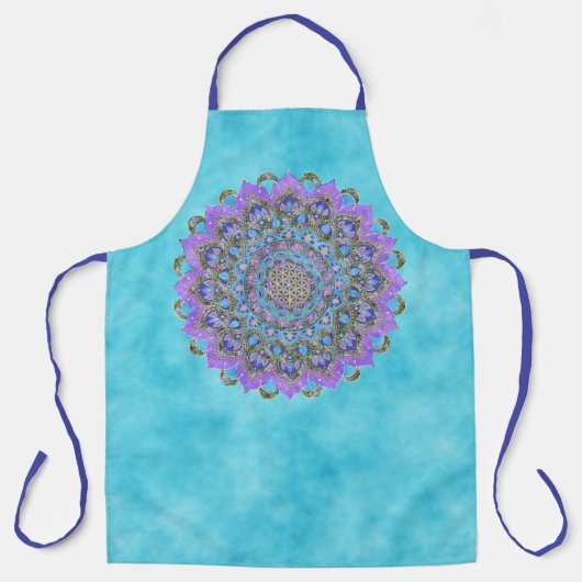 Tablier Fleur De Vie - Mandala India Style 2 (Recto)