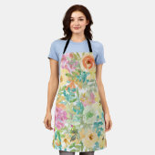 Tablier Fleur du coeur saignant (Porté)