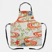Tablier Fleur et eau courante, design japonais (Recto)