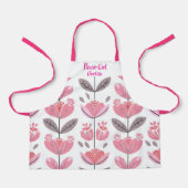 Tablier Fleur Fille Jolie Fleurs Scandi (Recto)