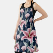 Tablier Fleur Lilly Rose Motif sans couture. (Insitu)