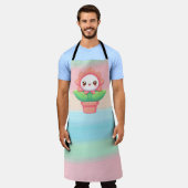 Tablier Fleur mignonne, capricieuse en pot (Porté)