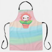 Tablier Fleur mignonne, capricieuse en pot (Recto)