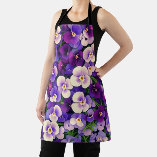 Tablier Fleur Pansy Violet (Insitu)