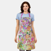 Tablier Fleur pastel (Porté)