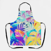 Tablier Fleur pastel abstrait moderne (Recto)