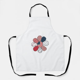 Tablier Fleur Patriotique Vintage Vector Design de T-Shirt