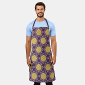 Tablier Fleur pourpre (Porté)