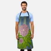 Tablier fleur rose (Porté)