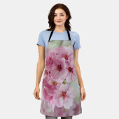 Tablier Fleur Sakura rose, Fleur de cerisier japonaise (Porté)