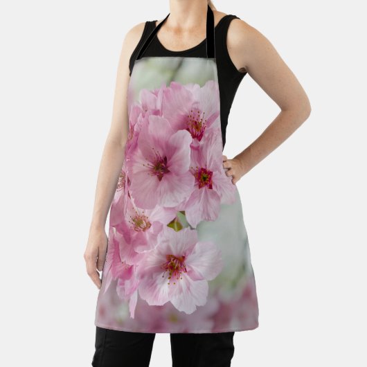 Tablier Fleur Sakura rose, Fleur de cerisier japonaise (Insitu)