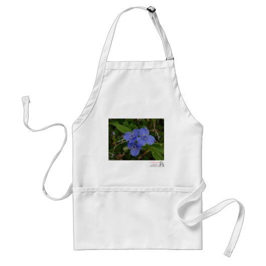 Tablier Fleur sauvage Blue Spiderwort Hot Springs AR Cadea (Devant)