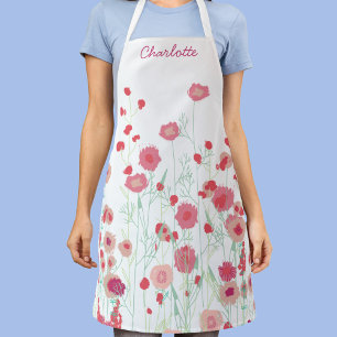 Tablier Fleur sauvage Boho personnalisé
