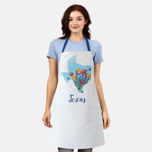 Tablier Fleur sauvage du Texas Bluebonnet (Porté)