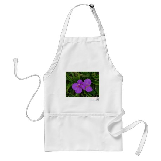 Tablier Fleur sauvage Fuchsia Spiderwort Hot Springs Cadea (Devant)