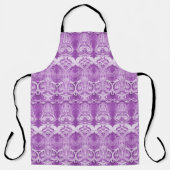Tablier fleuri pourpre (Recto)