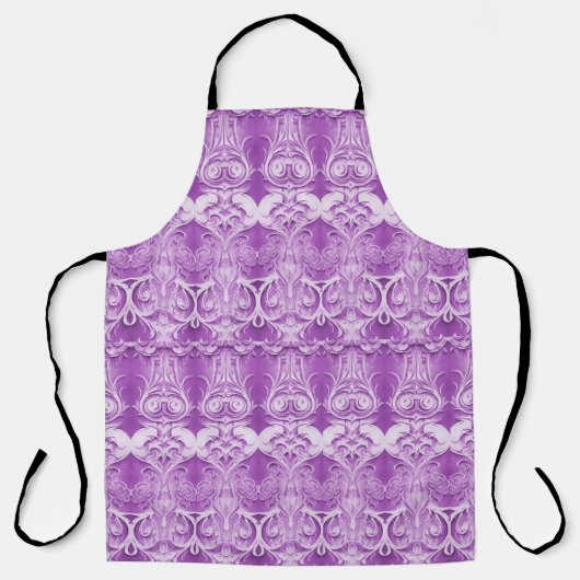 Tablier fleuri pourpre (Recto)