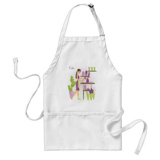 Tablier Fleuriste pourpre (Devant)