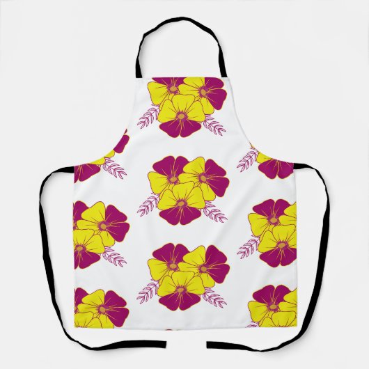 Tablier fleurs (Recto)