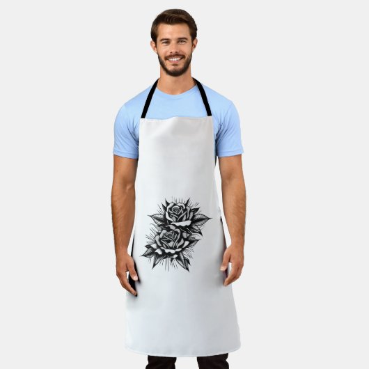 Tablier Fleurs (Porté)