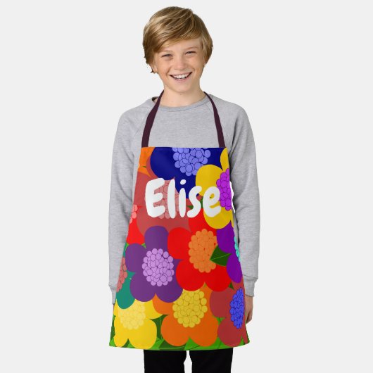 Tablier Fleurs (Porté)