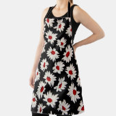 Tablier Fleurs Abstraites, motif d'aquarelle d'art. (Insitu)