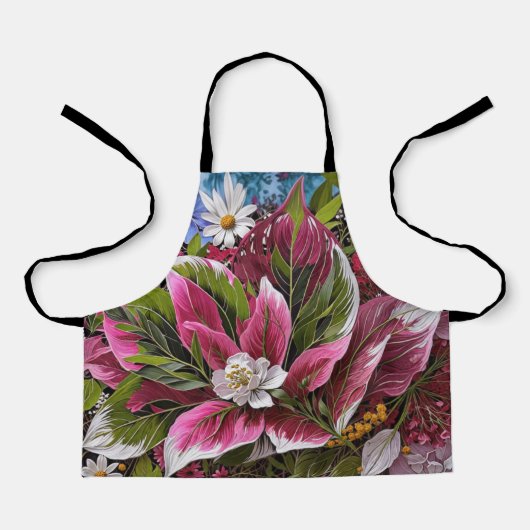 Tablier Fleurs accrocheuses (Recto)