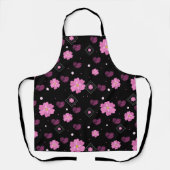 Tablier Fleurs Aimer Valentine Motif (Recto)