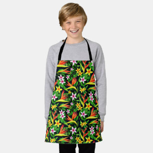 Tablier Fleurs Aquarelles Et Fruits Motif Floral-23768